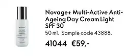 Oriflame Novage+ Multi-Active Anti- Ageing Day Cream Light SPF 30 aanbieding