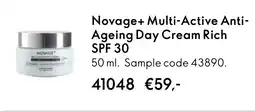 Oriflame Novage+ Multi-Active Anti- Ageing Day Cream Rich SPF 30 aanbieding