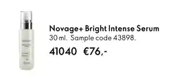 Oriflame Novage+ Bright Intense Serum aanbieding
