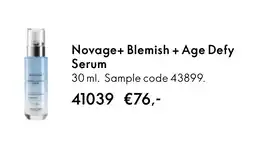 Oriflame Novage+ Blemish + Age Defy Serum aanbieding