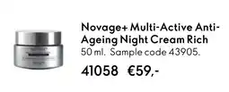 Oriflame Novage+ Multi-Active Anti- Ageing Night Cream Rich aanbieding