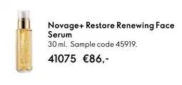 Oriflame Novage+ Restore Renewing Face Serum aanbieding