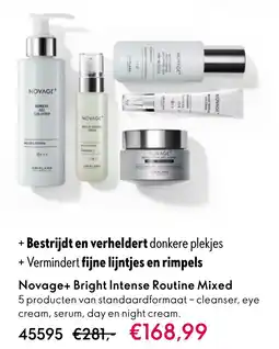 Oriflame Novage+ Bright Intense Routine Mixed aanbieding