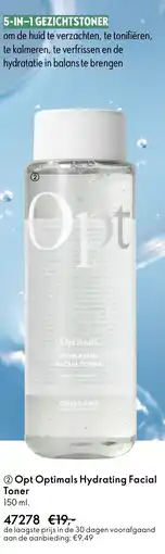 Oriflame Opt Optimals Hydrating Facial Toner aanbieding