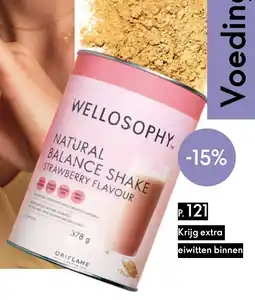 Oriflame Natural balance shake strawberry flavour aanbieding