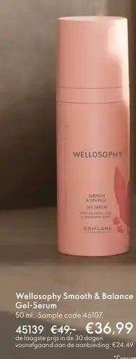 Oriflame Wellosophy Smooth & Balance Gel-Serum aanbieding