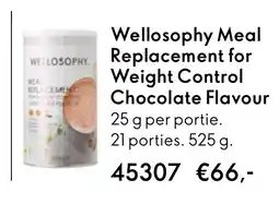 Oriflame Wellosophy Meal Replacement for Weight Control Chocolate Flavour aanbieding