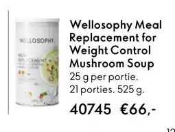 Oriflame Wellosophy Meal Replacement for Weight Control Mushroom Soup aanbieding