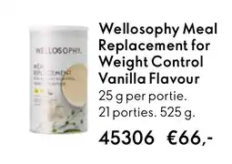 Oriflame Wellosophy Meal replacement for weight control vanilla flavour aanbieding