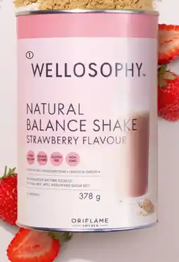Oriflame Wellosophy Natural Balance Shake Strawberry Flavour aanbieding