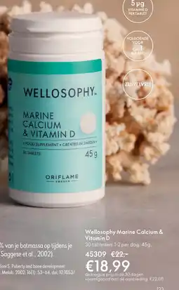 Oriflame Wellosophy Marine Calcium & Vitamin D aanbieding