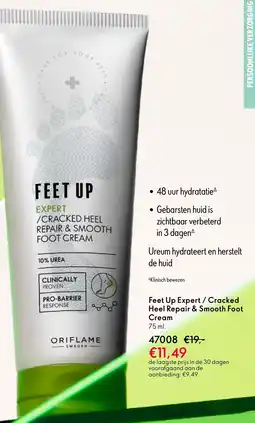 Oriflame Feet Up Expert / Cracked Heel Repair & Smooth Foot Cream aanbieding