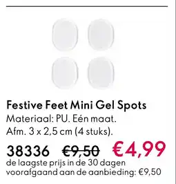 Oriflame Festive Feet Mini Gel Spots aanbieding