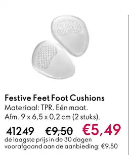 Oriflame Festive Feet Foot Cushions aanbieding