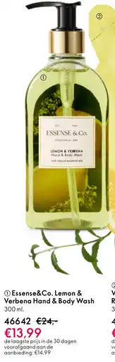 Oriflame Essense&Co. Lemon & Verbena Hand & Body Wash aanbieding