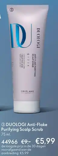 Oriflame Duologi Anti-Flake Purifying Scalp Scrub aanbieding