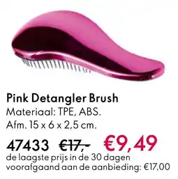 Oriflame Pink Detangler Brush aanbieding