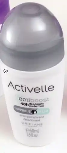 Oriflame Activelle Invisible Fresh anti-perspirant deodorant aanbieding
