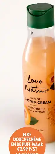 Oriflame Love Nature Caring Shower Cream with Organic Oat & Apricot aanbieding