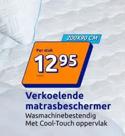 Action Verkoelende matrasbeschermer Wasmachinebestendig Met Cool-Touch oppervlak aanbieding