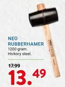Kluswijs NEO RUBBERHAMER aanbieding