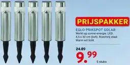Kluswijs EGLO PRIKSPOT SOLAR aanbieding