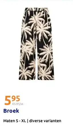 Action Broek aanbieding