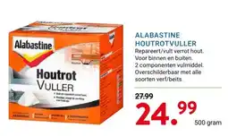 Kluswijs ALABASTINE HOUTROTVULLER aanbieding