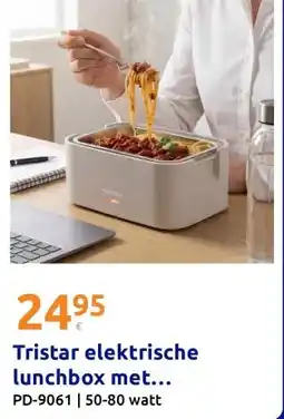 Action Tristar elektrische lunchbox met opwarmfunctie aanbieding