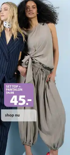 terStal Set top + pantalon aanbieding