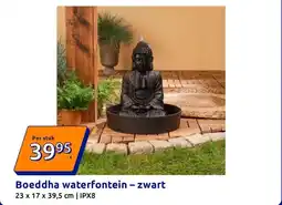 Action Boeddha waterfontein – zwart aanbieding