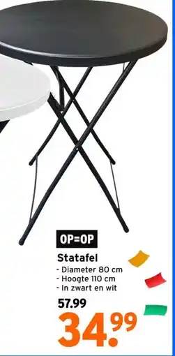 GAMMA Statafel aanbieding