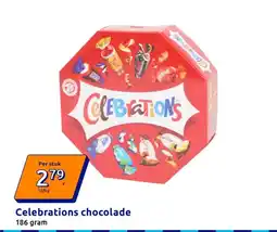 Action Celebrations chocolade aanbieding