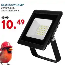 Kluswijs NEO BOUWLAMP aanbieding