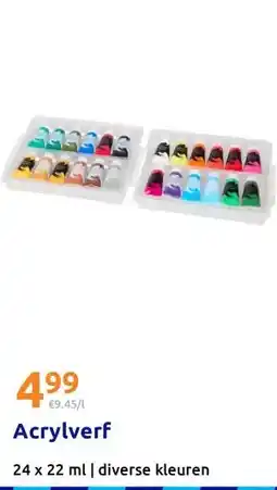 Action Acrylverf aanbieding