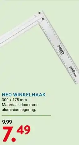 Kluswijs NEO WINKELHAAK aanbieding