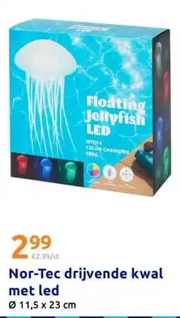 Action Nor-Tec drijvende kwal met led aanbieding
