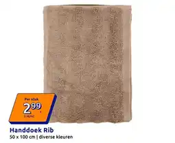 Action Handdoek Rib aanbieding