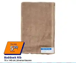 Action Baddoek Rib aanbieding