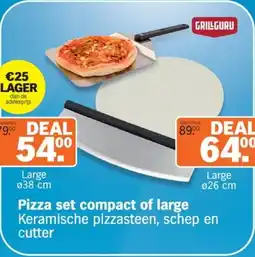 Allerhande Pizza set compact of large aanbieding