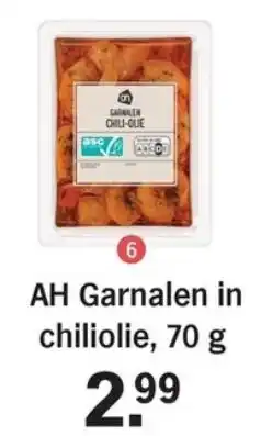 Allerhande AH Garnalen in chiliolie aanbieding