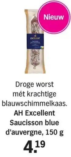 Allerhande AH Excellent Saucisson blue d'auvergne aanbieding
