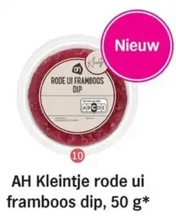 Allerhande AH Kleintje rode ui framboos dip aanbieding