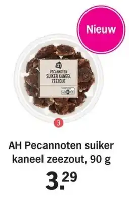Allerhande AH Pecannoten suiker kaneel zeezout aanbieding