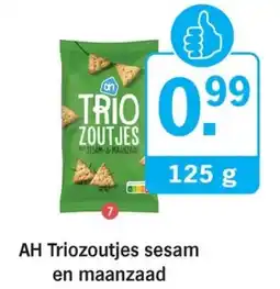 Allerhande AH Triozoutjes sesam en maanzaad aanbieding