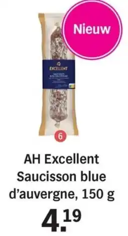 Allerhande AH Excellent Saucisson blue d'auvergne aanbieding