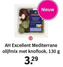 Allerhande AH Excellent Mediterrane olijfmix met knoflook aanbieding