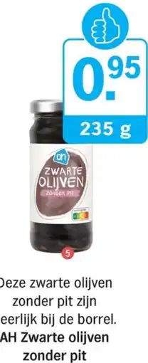 Allerhande AH Zwarte olijven zonder pit aanbieding