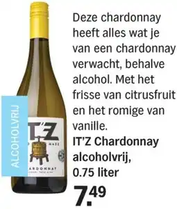 Allerhande IT'Z Chardonnay alcoholvrij aanbieding