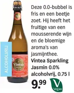 Allerhande Vintea Sparkling Jasmin 0.0% alcoholvrij aanbieding
